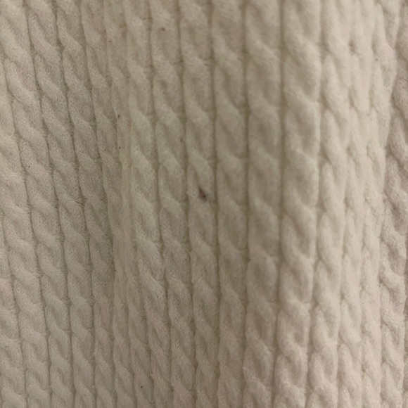 WeWoreWhat mock neck sweater romper in cream - Picture 3 of 5